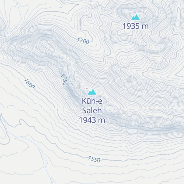 Map of Kūh-e Saleh