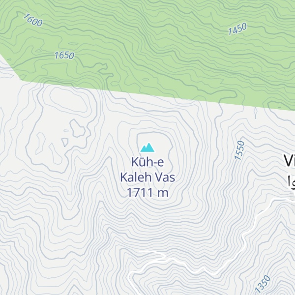 Map of Kūh-e Kaleh Vas