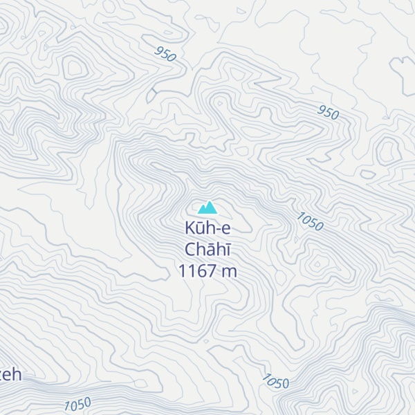 Map of Kūh-e Chāhī