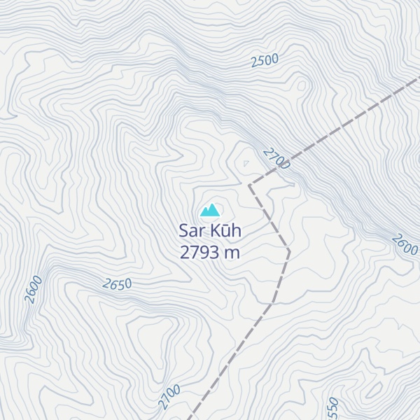 Map of Sar Kūh