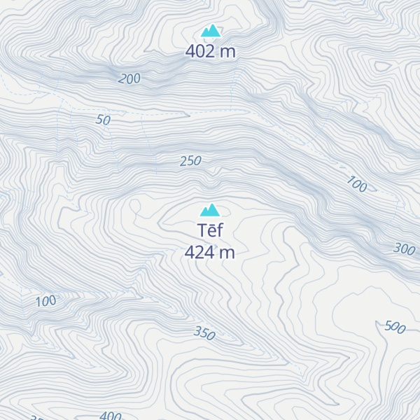 Map of Tēf