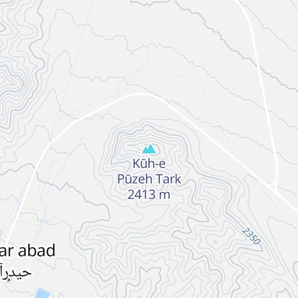 Map of Kūh-e Pūzeh Tark