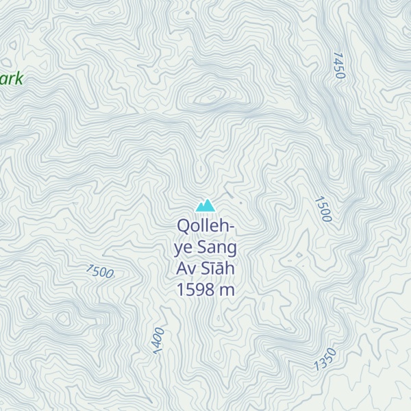 Map of Qolleh-ye Sang Av Sīāh