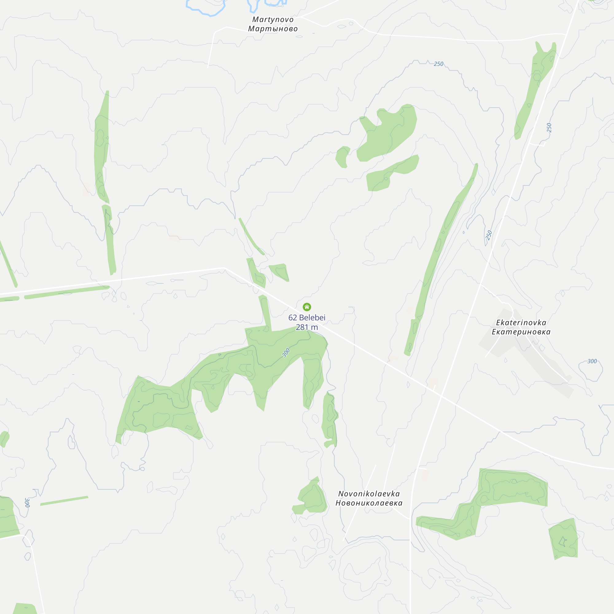 62 Belebei map