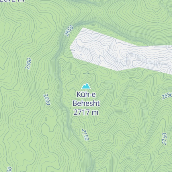 Map of Kūh-e Behesht