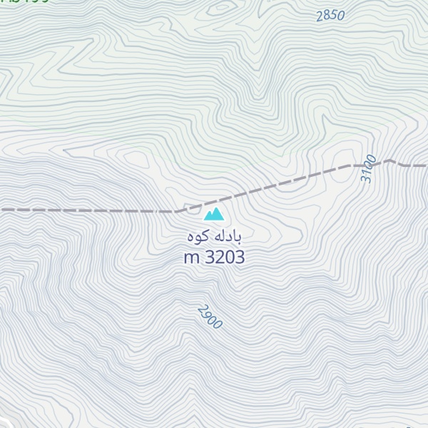 Map of بادله کوه