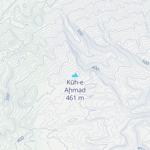 Map of Kūh-e Aḩmad