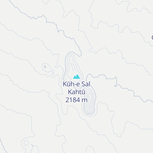Map of Kūh-e Sal Kahtū