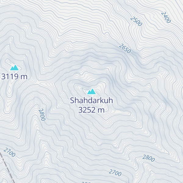 Map of Shahdarkuh