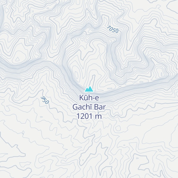 Map of Kūh-e Gachī Bar