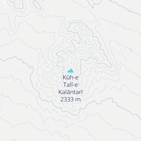 Map of Kūh-e Tall-e Kalāntarī