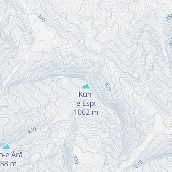 Map of Kūh-e Espī