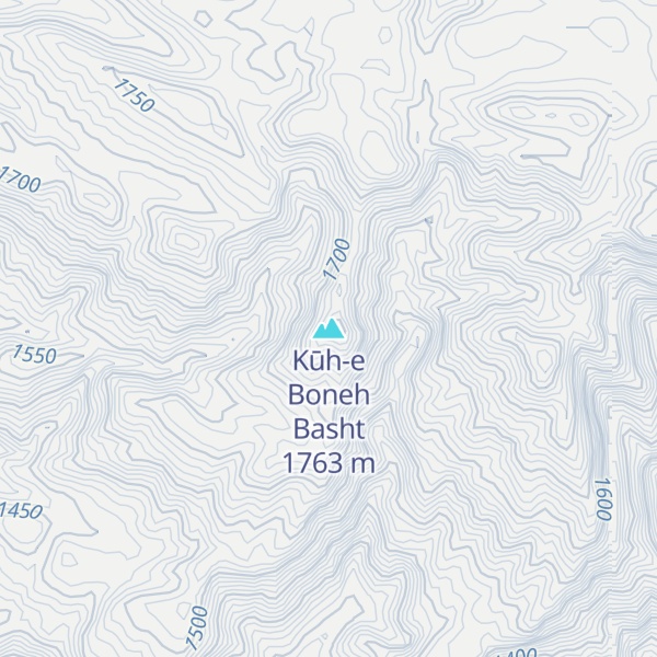 Map of Kūh-e Boneh Basht