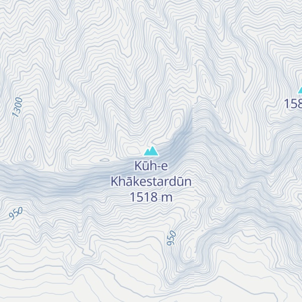 Map of Kūh-e Khākestardūn