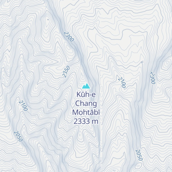 Map of Kūh-e Chang Mohtābī