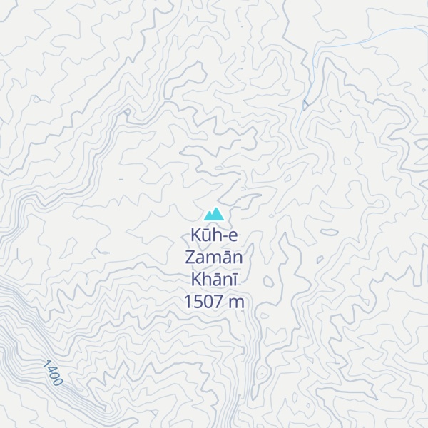 Map of Kūh-e Zamān Khānī