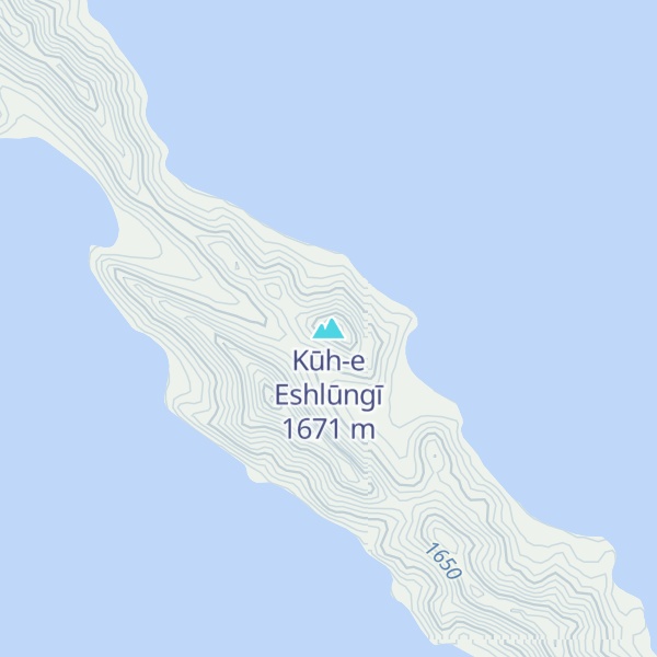 Map of Kūh-e Eshlūngī