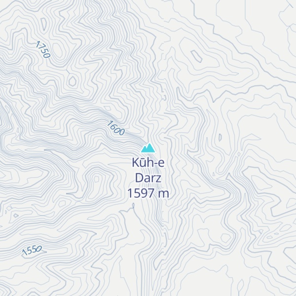 Map of Kūh-e Darz