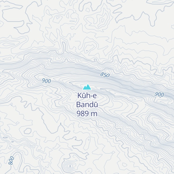 Map of Kūh-e Bandū