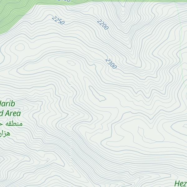 Map of Kūh-e Bandbon