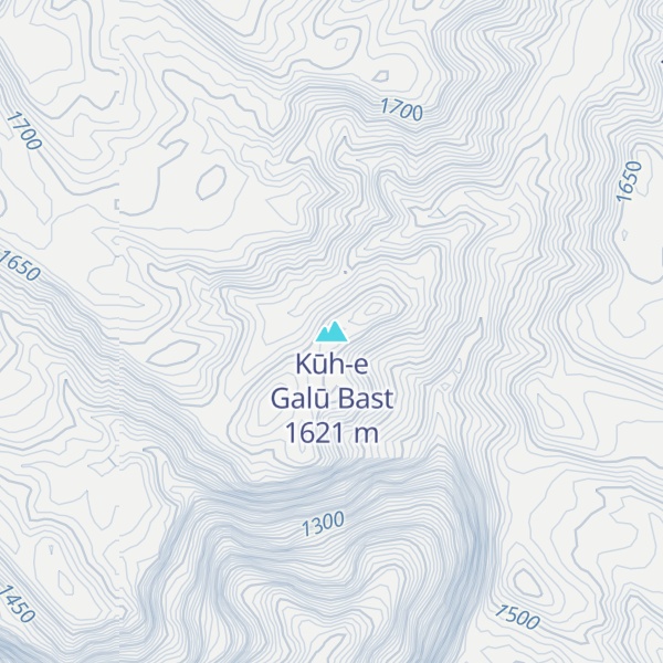 Map of Kūh-e Galū Bast