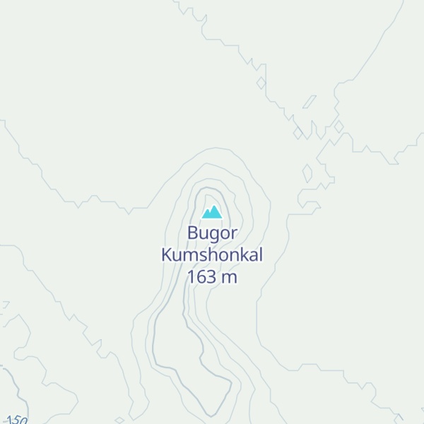 Map of Bugor Kumshonkal