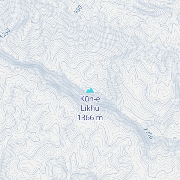Map of Kūh-e Līkhū