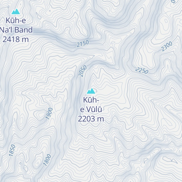 Map of Kūh-e Vūlū