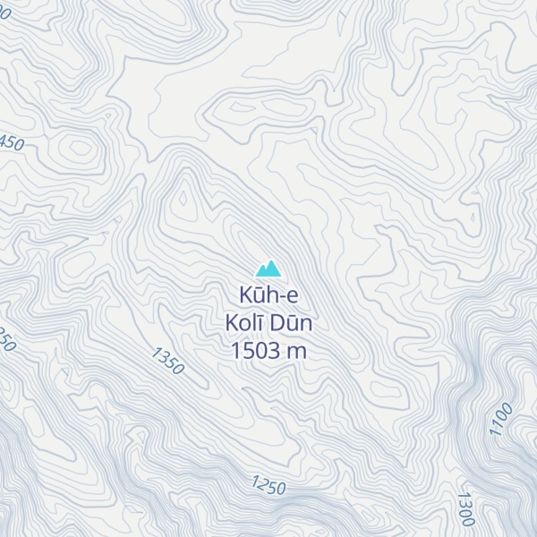 Map of Kūh-e Kolī Dūn