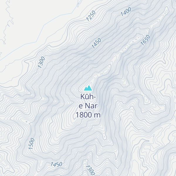 Map of Kūh-e Nar
