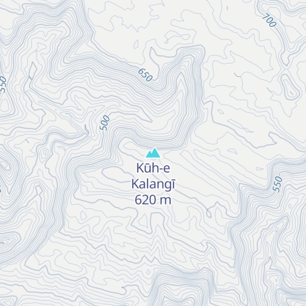 Map of Kūh-e Kalangī