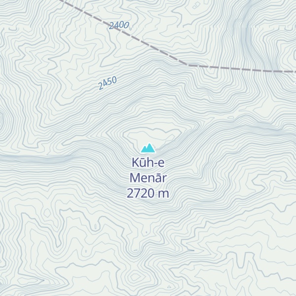Map of Kūh-e Menār