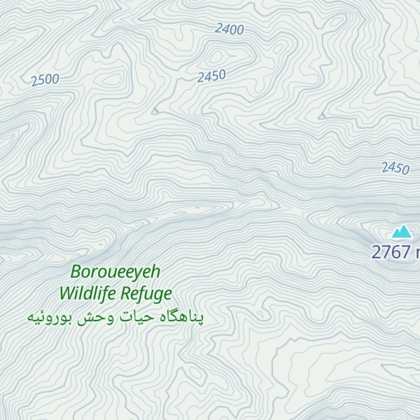 Map of Kūh-e Chākā’ī