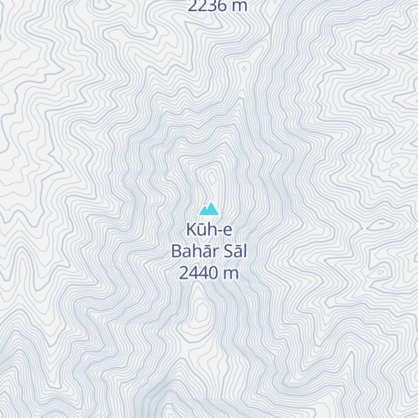 Map of Kūh-e Bahār Sāl