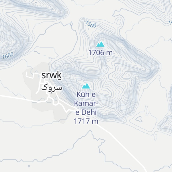 Map of Kūh-e Kamar-e Dehī