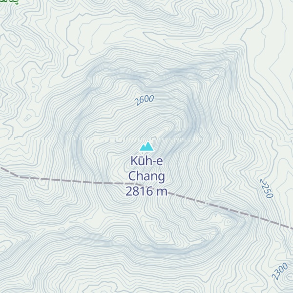Map of Kūh-e Chang
