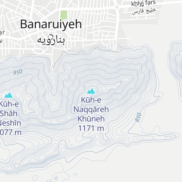 Map of Kūh-e Naqqāreh Khūneh