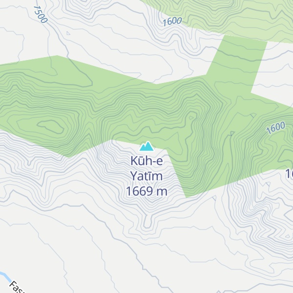 Map of Kūh-e Yatīm