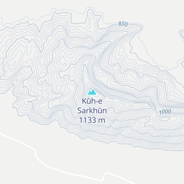 Map of Kūh-e Sarkhūn