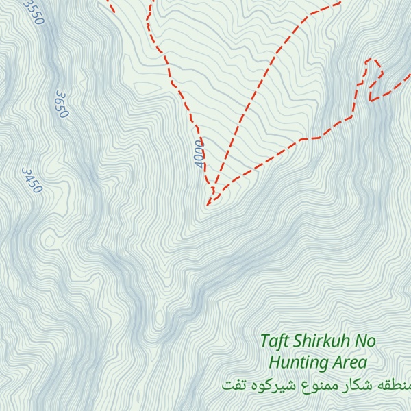 Map of Shir Kuh