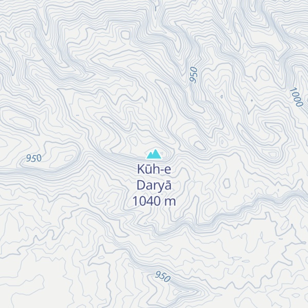 Map of Kūh-e Daryā