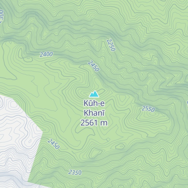Map of Kūh-e Khanī
