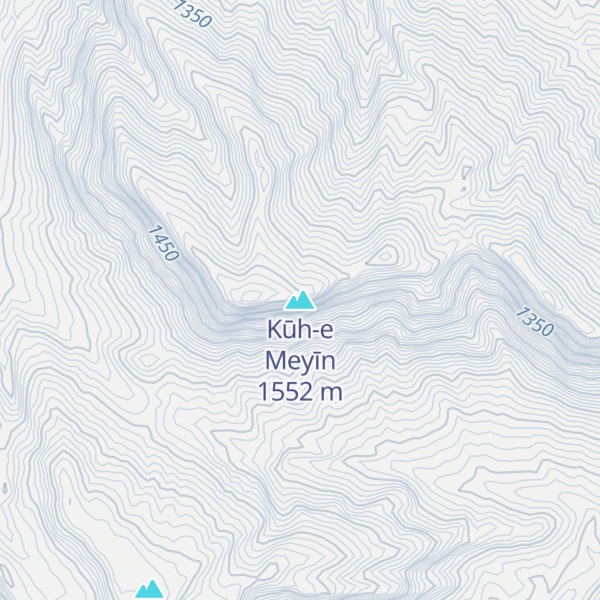 Map of Kūh-e Meyīn