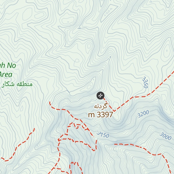 Map of دو گنبدان