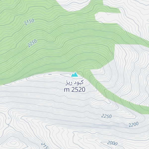 Map of کبود ریز