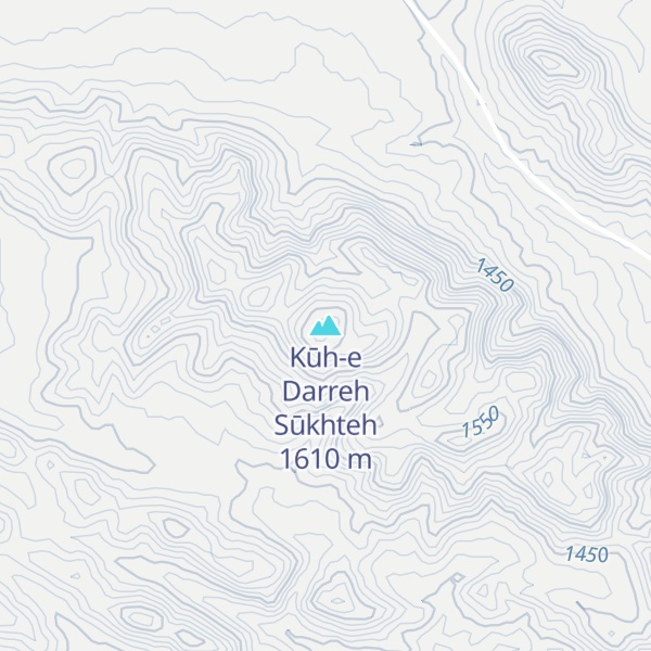 Map of Kūh-e Darreh Sūkhteh