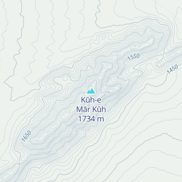 Map of Kūh-e Mār Kūh