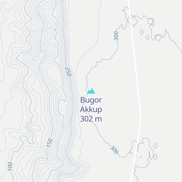 Map of Bugor Akkup