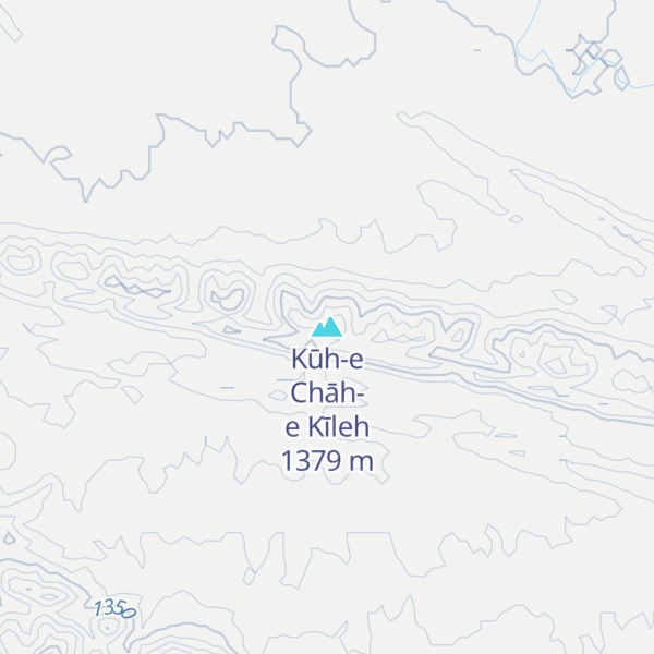 Map of Kūh-e Chāh-e Kīleh