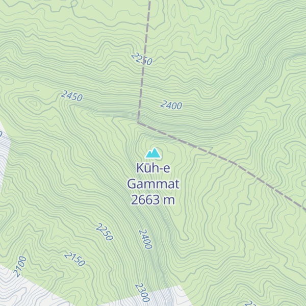 Map of Kūh-e Gammat